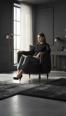 Fauteuil rond de luxe rembourré Conception Textile 1 place Mobilier à un seul siège Mobilier