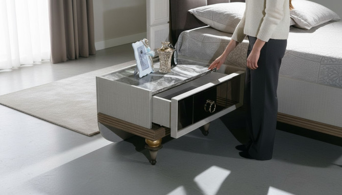 Table de chevet de luxe Design de table d'appoint Table de salon Console de chambre Tables