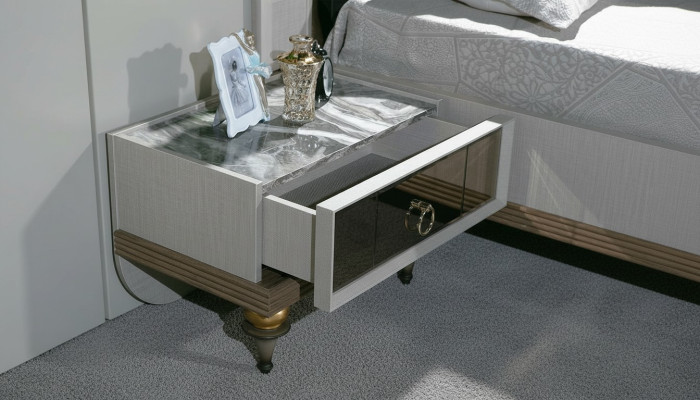 Table de chevet de luxe Design de table d'appoint Table de salon Console de chambre Tables