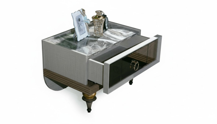 Table de chevet de luxe Design de table d'appoint Table de salon Console de chambre Tables