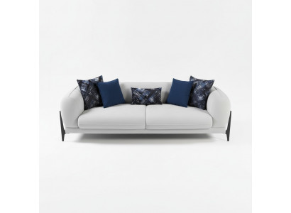 Canapé canapé rembourrage Trois places Gris Canapés Meubles Design moderne Canapés 3 places neufs