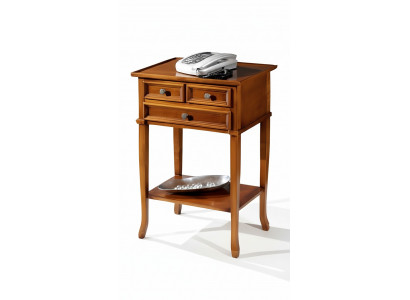 Console téléphonique classique Table d'appoint Marron Tables Table basse Mobilier