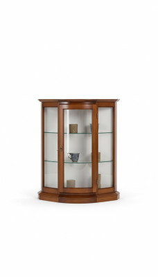Vitrines Armoire en verre Marron Vitrine Salon Bois Buffet de luxe Mobilier neuf