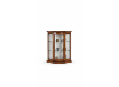 Vitrines Armoire en verre Marron Vitrine Salon Bois Buffet de luxe Mobilier neuf