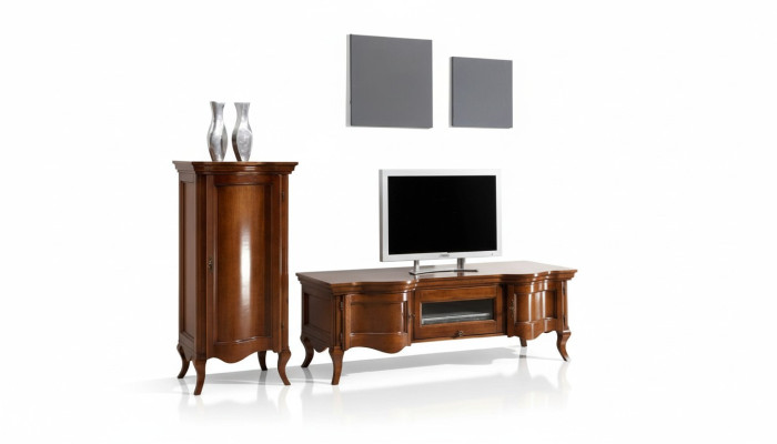 Meuble TV Sideboard Marron Armoire à tiroirs Armoire Étagère Armoires de luxe neuves