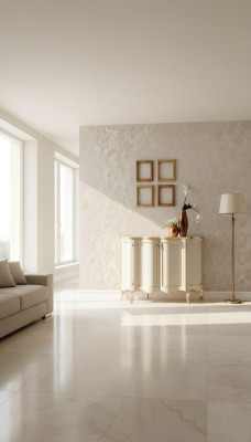 Armoires Buffet de luxe blanc italien Commode 124x90x38