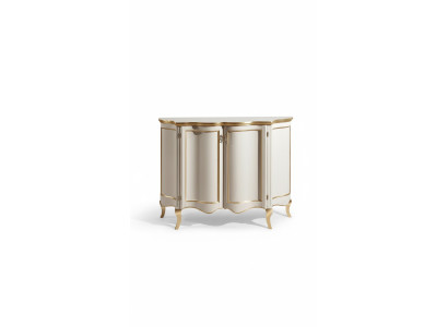 Armoires Buffet de luxe blanc italien Commode 124x90x38