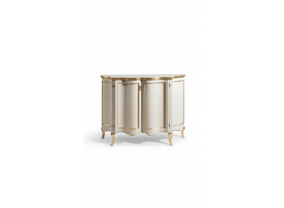 Armoires Buffet de luxe blanc italien Commode 124x90x38