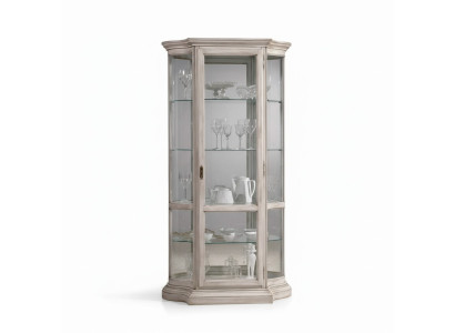Vitrine de luxe en bois, design de buffet, armoires blanches, meubles italiens, armoire neuve
