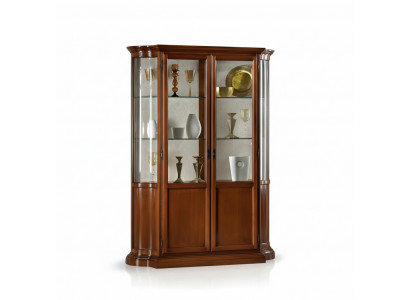 Vitrine en bois de luxe Design Buffet Armoires marron Meubles italiens Armoire nouvelle
