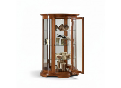 Vitrine en bois de luxe Buffet Design Armoires brunes Meubles italiens Armoire nouvelle