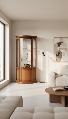 Armoires en verre de luxe, vitrines marron, meubles classiques italiens
