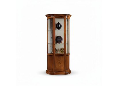 Vitrine en bois de luxe Buffet Design Armoires Brunes Mobilier italien nouveau Armoire.