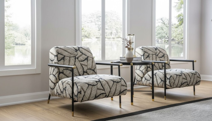 Conception de fauteuil de luxe Canapé 2 places Salon Club Tapisserie de siège classique Relaxation de siège neuf