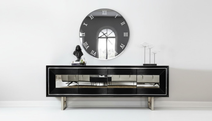 Bahut noir Commode Commodes Armoire Armoire debout Bahut de luxe