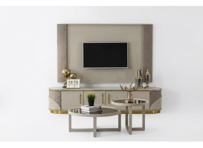 Meuble TV moderne Luxueuse armoire TV Élégant meuble TV Commode TV pour salon nouveau
