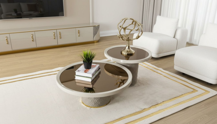 Table basse moderne de luxe Design de tables en bois Tables de salon Latérale nouvelle