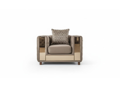 Fauteuil de luxe Chesterfield une place canapé classique meuble sofa ameublement.
