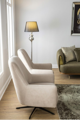 Fauteuil moderne une place de luxe, mobilier de salon canapé 1 place neuf