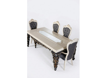 Table a manger de luxe Tables baroques Table de salle a manger Meubles classiques Tables de salle a manger