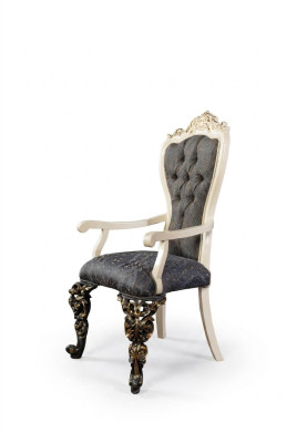 Chaise classique R 1x Chaise Lehn de salle à manger avec accoudoirs Fauteuil de salon Club de luxe neuf