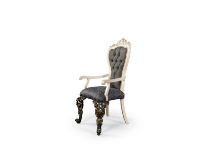 Chaise classique R 1x Chaise Lehn de salle à manger avec accoudoirs Fauteuil de salon Club de luxe neuf