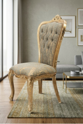 Chaise de salle à manger Chaise de designer Chaise de luxe baroque Chaises classiques nouvelles