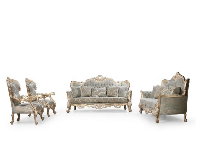Canapé Chesterfield ensemble 3+3+1+1 Table basse Siège canapé classique Rembourrage du siège