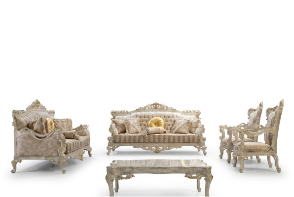 Ensemble de canapés canapé Sofa Canapés Canapés Meubles Classiques 5 pièces. Suite de meubles