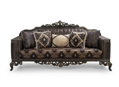 Chesterfield canapé design 3 places Luxe Canapés Tissu de rembourrage neuf