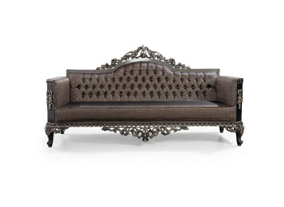 Canapé design trois places de luxe, canapé trois places, canapés rembourrés, canapés Chesterfield.