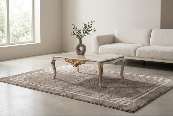 Design Klassischer Couchtisch Beistelltisch Sofa Wohnzimmertisch Möbel Holz