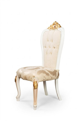 Chaise classique Chesterfield - Ensemble de 4 chaises de salle à manger - Suite de fauteuils