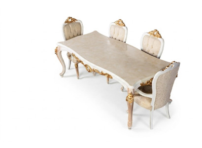 Tableau Classique r Luxury Wood Tables Style Baroque Rococo Antique Salle à Manger Salon