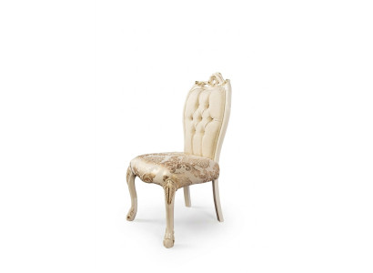 Chaise sans accoudoirs Chaises en bois Chaise de design en tissu de luxe Fauteuil Accoudoir nouveau Rembourrage
