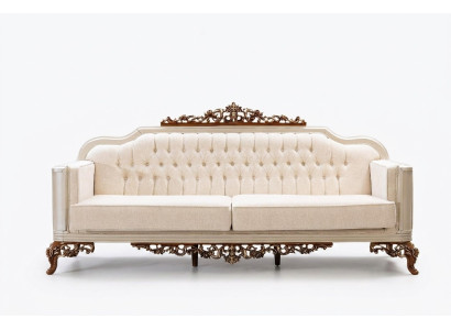 Canapé 3 places Chesterfield Canapés trois places Canapé de luxe Salon de style baroque Neuf