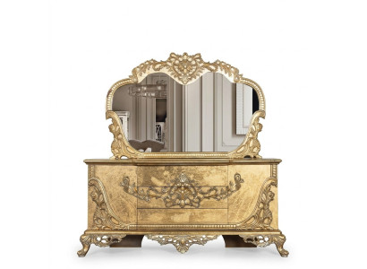 Ensemble Commode Miroir Suite Commodes Bois Groupe Buffet Meubles Baroque