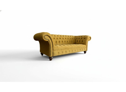 Canapé Chesterfield de luxe 2x 2 places en tissu avec des canapés modernes nouvel ensemble