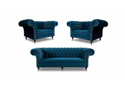 Canapé Canapé tissu Siège rembourré 2+1+1 Sièges Ensemble de design Sofas