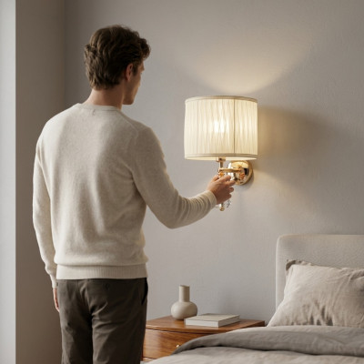 Lampe murale blanche moderne designer luminaire mural salon lampe de luxe