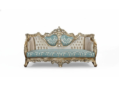 Canapé 3 places Canapé designer Luxueux Revêtement Canapés Canapés Tissu Textile neuf