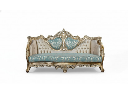 Canapé 3 places Canapé designer Luxueux Revêtement Canapés Canapés Tissu Textile neuf