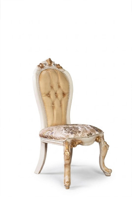 Fauteuil Chaises Baroques Rembourrage Siège Meubles Classiques Chaise en Bois Velours