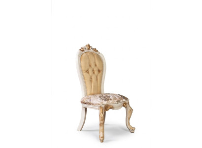 Fauteuil Chaises Baroques Rembourrage Siège Meubles Classiques Chaise en Bois Velours