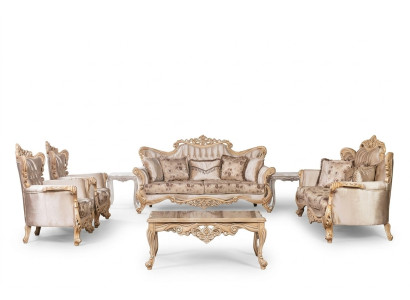 Ensemble de canapés Ensemble de canapés Canapé Fauteuil Rembourrage Mobilier Table basse 5 pièces. neuf