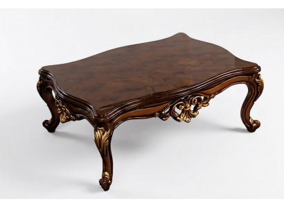 Table en bois Table d'appoint Mobilier de luxe Table basse Marron Tables basses Salon