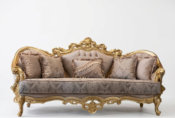 Canapé trois places Meubles rembourrés Canapé classique Mobilier français