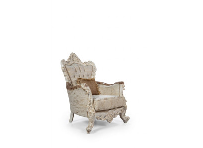 Trône Fauteuil Canapé Meubles Ameublement Fauteuil Chaises Velours Tapisserie