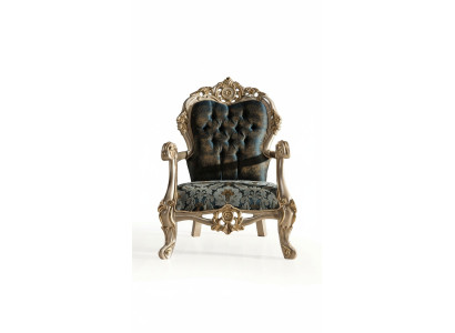 Fauteuil baroque Chesterfield Fauteuil à oreilles Classique Canapé 1 place Canapé