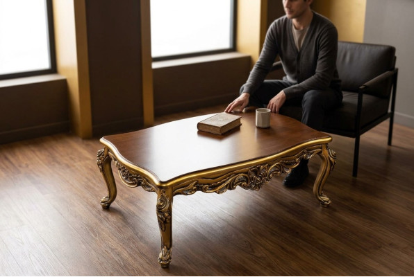 Meubles de luxe Mobilier Table basse Table Salons classiques Tables basses 118x75cm